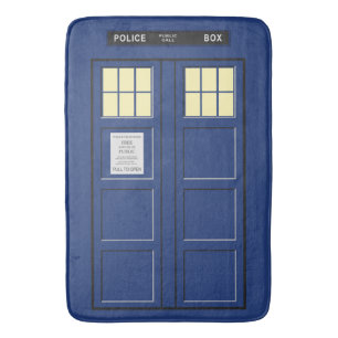 Tapis De Bain Royaume-Uni - Blue Police Public Call Box 1