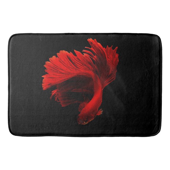 Tapis De Bain Ruby Red Siamese Lutter contre le poisson (Devant)