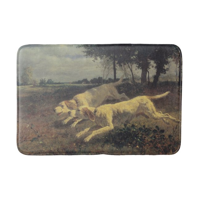 Tapis De Bain Running Dogs (Beagles) (par Constant Troyon) (Devant)
