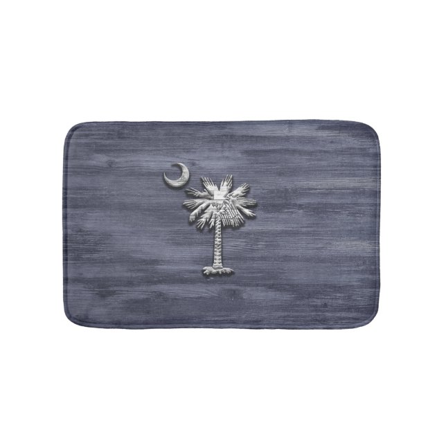 Tapis De Bain Russe Caroline du Sud Palmetto et Lune (Devant)