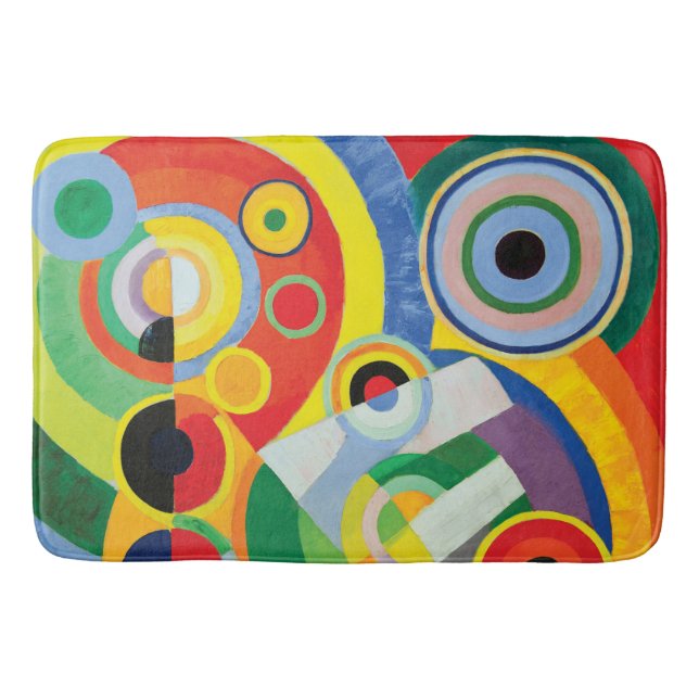 Tapis De Bain Rythme Joie de Vivre par Robert Delaunay (Devant)