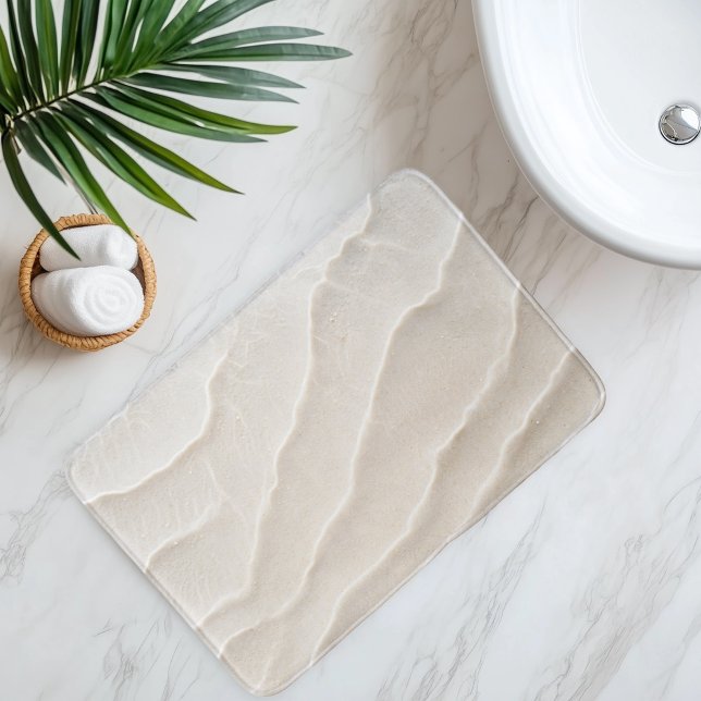 Tapis De Bain Sable de Plage Imité sous de l'Eau Claire (Créateur téléchargé)