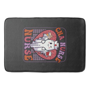 Tapis De Bain Sac infirmière Cna Halloween fantôme stéthoscope s