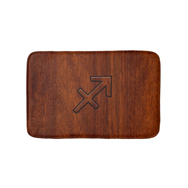 Tapis De Bain Sagittarius Zodiac Connexion Mahogany Style Brown (Devant)