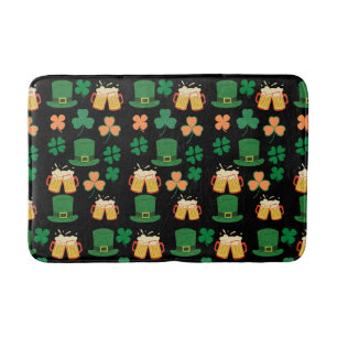Tapis De Bain Saint patrick jour celtique, irish drôle motif