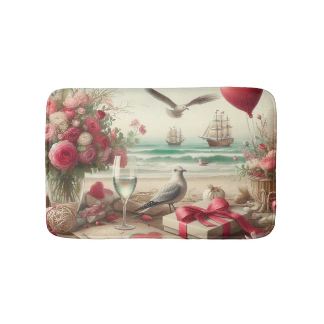Tapis De Bain Saint-Valentin côtière/nautique (Devant)