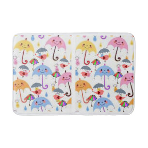 Tapis De Bain Salle de bain avec parasol
