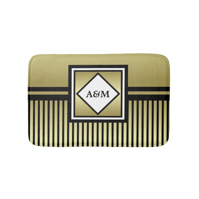 Tapis De Bain Salle de bain monogramme (Devant)