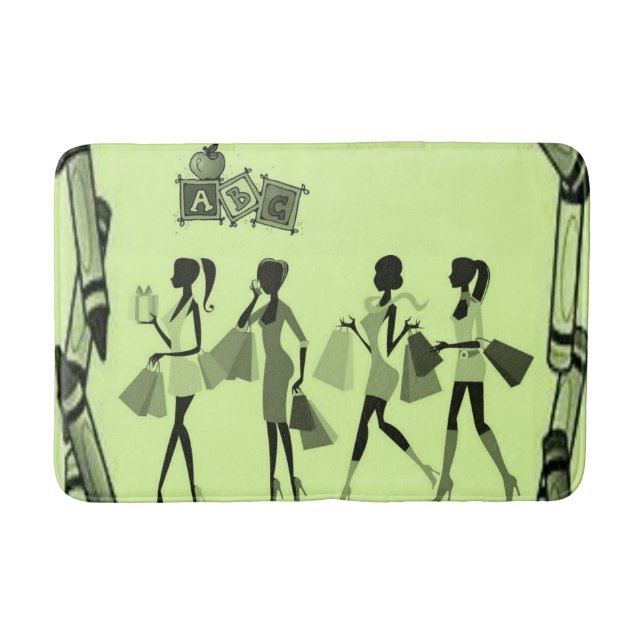 Tapis De Bain Salle de bain vintage (Devant)