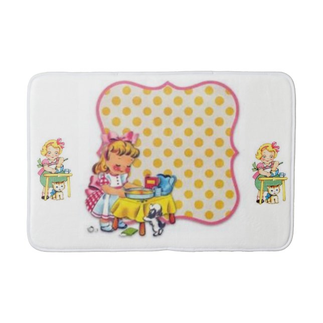 Tapis De Bain Salle de bain vintage (Devant)