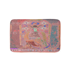Tapis De Bain Salle de bains avec la carte Tarot de la haute pr