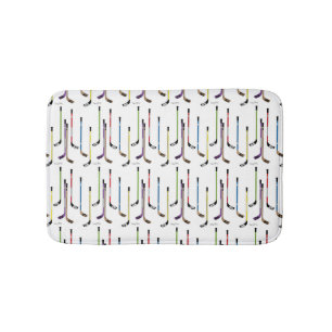 Tapis De Bain Salle de bains de bâtons de hockey