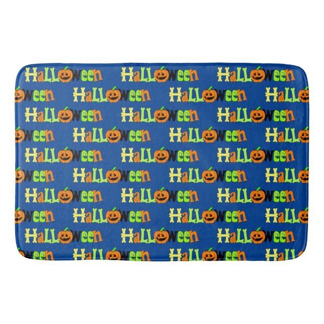 Tapis De Bain Salutation d'Halloween (Devant)