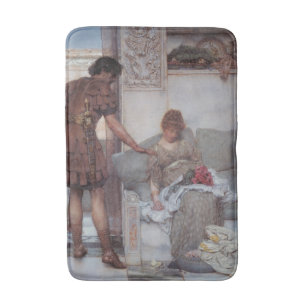 Tapis De Bain Salutation silencieuse (par Lawrence Alma-Tadema)