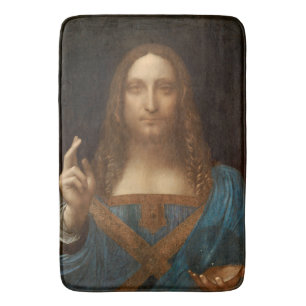Tapis De Bain Salvator Mundi (Sauveur du Monde) (da Vinci)