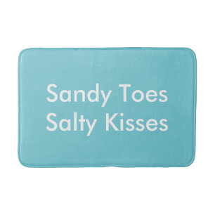 Tapis De Bain Sandy Toes Salty Baisers Bain Matt