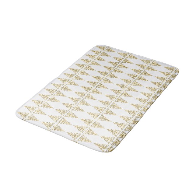 Tapis De Bain Sapin de Noël doré (Angle)