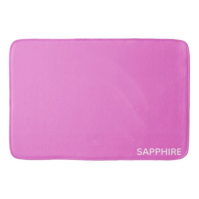 Tapis De Bain Sapphire pink colour (Devant)