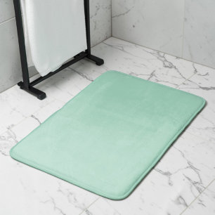 Tapis De Bain Sarcelle Clair Minimaliste Uni 
