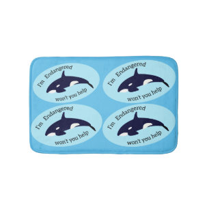Tapis De Bain Sauvez les baleines