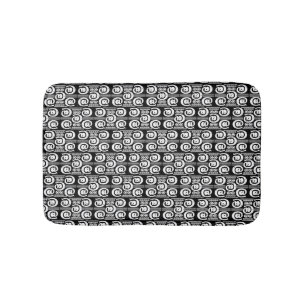 Tapis De Bain Savoir Où Vous Êtes À @t Signer Noir & Blanc Desig