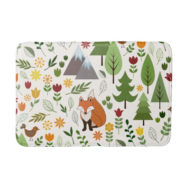 Tapis De Bain Scandinaves Illustrations sur Crm Lg Motif (Devant)
