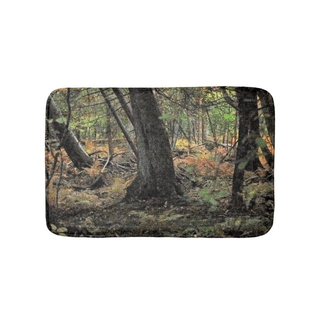 Tapis De Bain Scène de forêt automnale (Devant)