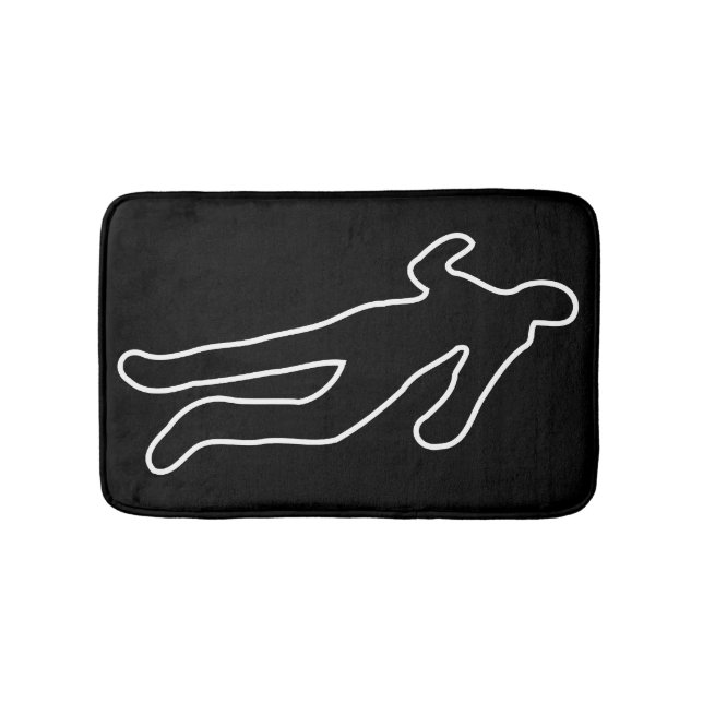 Tapis De Bain scène du crime (Devant)