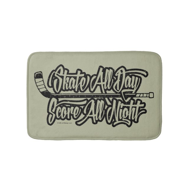 Tapis De Bain Score toute la nuit (Hockey) (Devant)