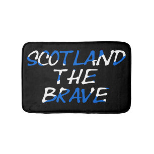 Tapis De Bain Scotland The Brave on Scottish Flag bmcnt