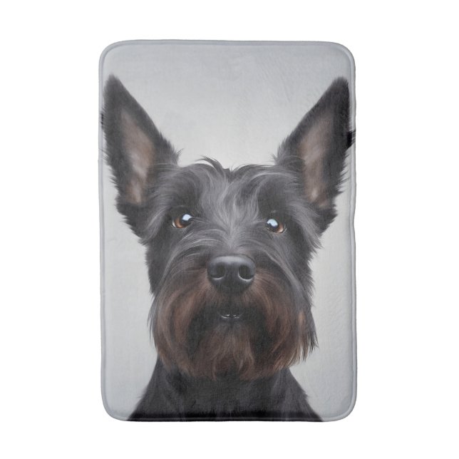 Tapis De Bain Scottish Terrier (Devant (Vertical))