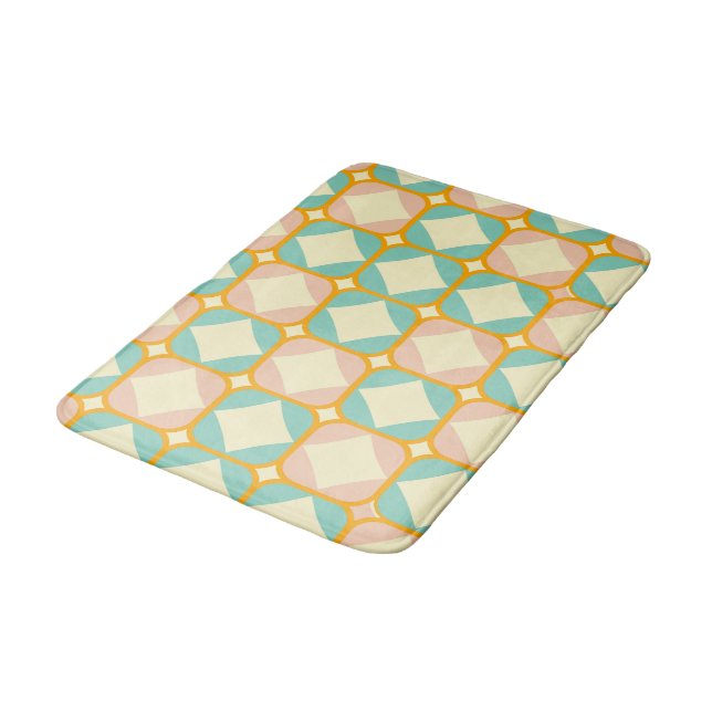 Tapis De Bain Seamless retro pattern with rounded squares (Angle)