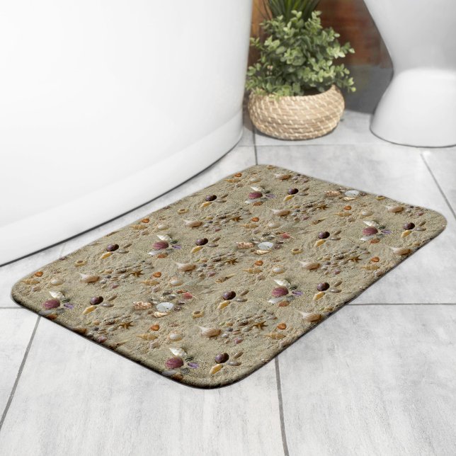 Tapis De Bain Seashell à Beach Sand (Créateur téléchargé)