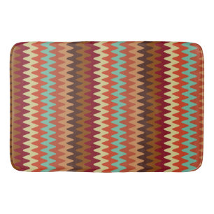 Tapis De Bain Sedona Motif Wavy Sedona Mat de bain sud-ouest