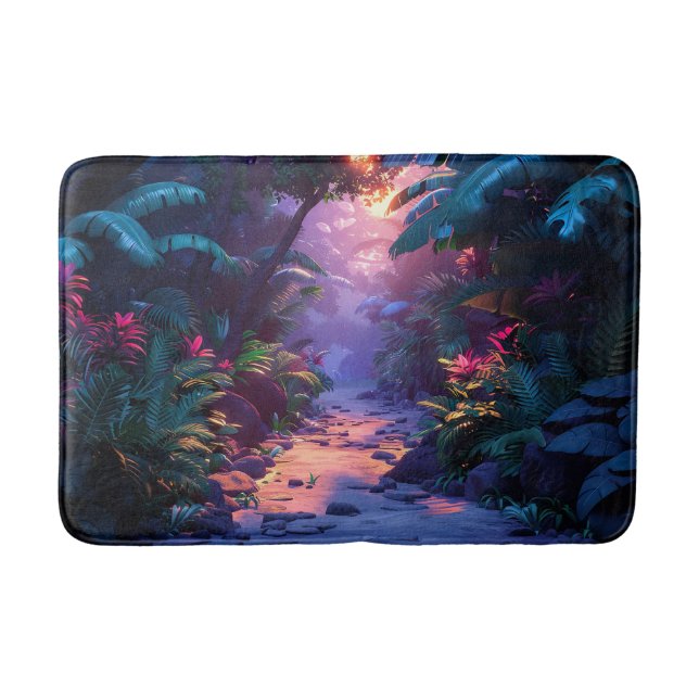 Tapis De Bain Sentier tropical hawaïen  (Devant)
