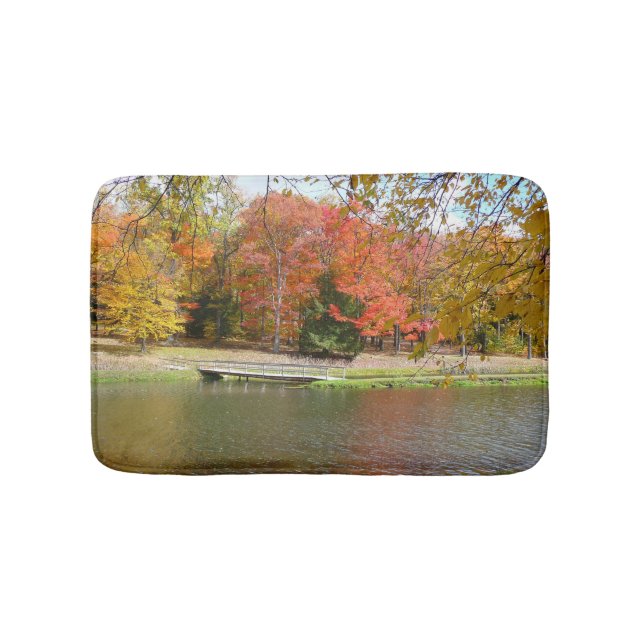 Tapis De Bain Sept sources Pont d'automne III Paysage d'automne (Devant)