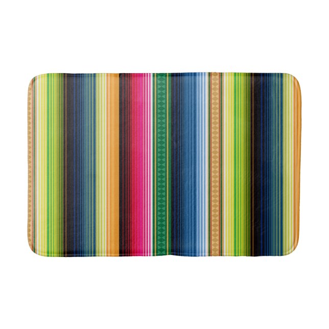 Tapis De Bain Serape couvrant mexicain traditionnel (Devant)