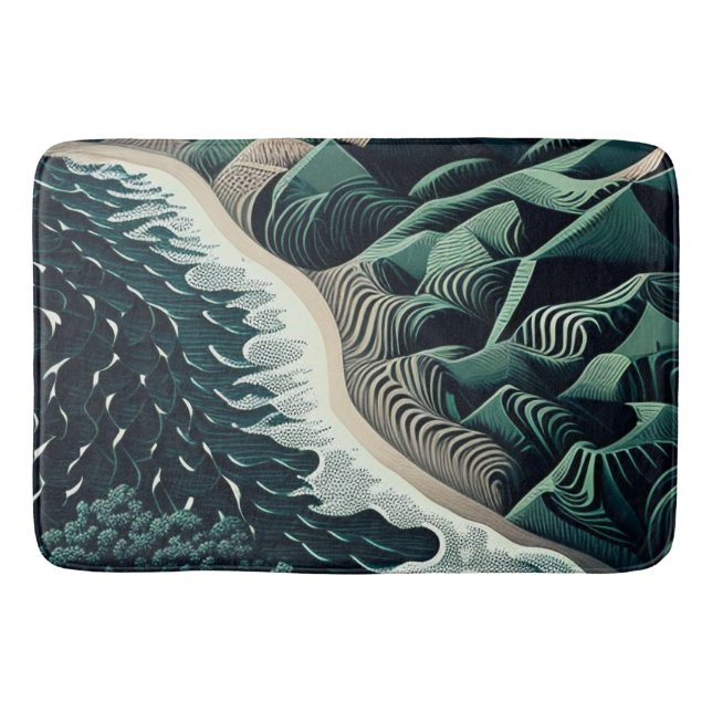 Tapis De Bain Serene Shores (Devant)