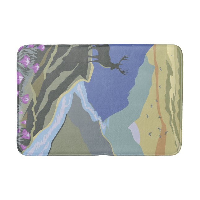 Tapis De Bain Sérénité du pic fluvial (Devant)