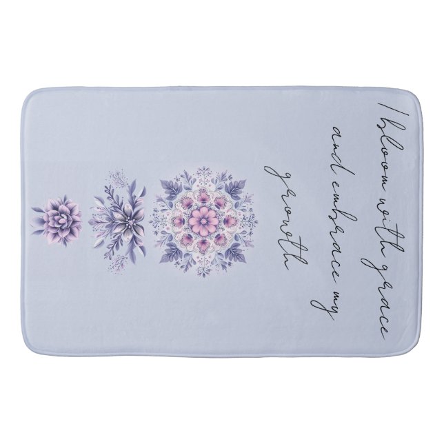 Tapis De Bain Serenity en fleurs Mandala Bath Mat (Devant)