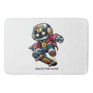 Tapis De Bain Série de skate Street Style