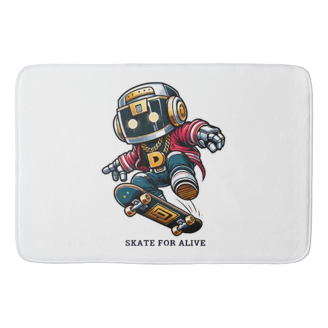 Tapis De Bain Série de skate Street Style (Devant)