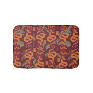 Tapis De Bain Serpent Luxe Motif - Le Lotus Blanc