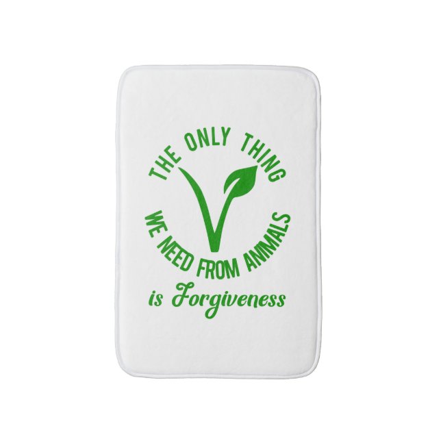 Tapis De Bain Seule Chose Dont Nous Avons Besoin Des Animaux Est (Devant (Vertical))