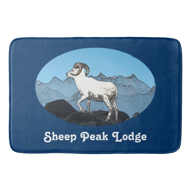 Tapis De Bain Sheep Peak Lodge (Devant)