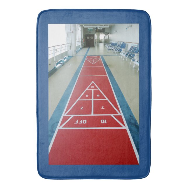 Tapis De Bain Shuffleboard à bord (devant Vertical)