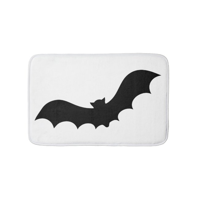 Tapis De Bain Silhouette de chauve-souris (Devant)