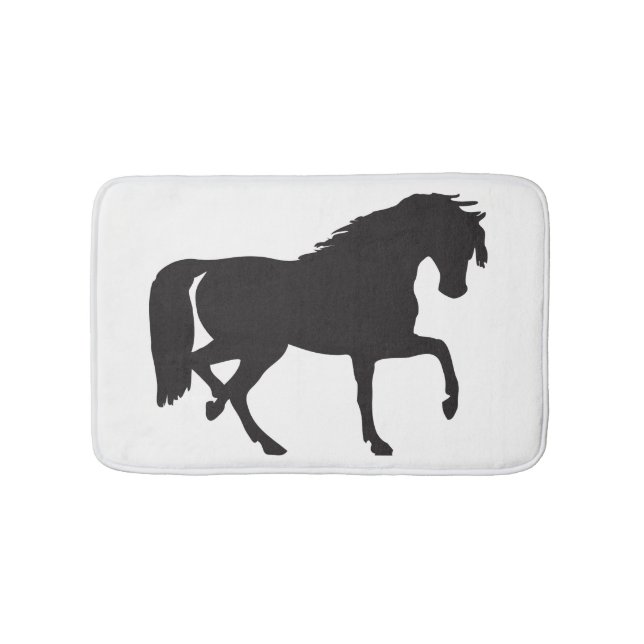 Tapis De Bain Silhouette de cheval (Devant)