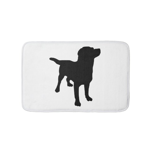 Tapis De Bain Silhouette de chien (Devant)