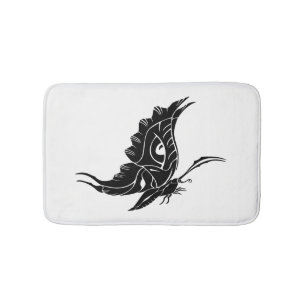 Tapis De Bain Silhouette papillon